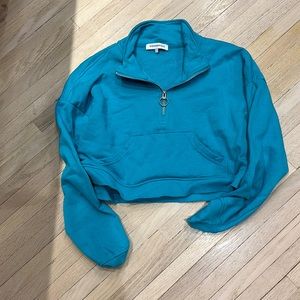 We wore what cropped sweatshirt